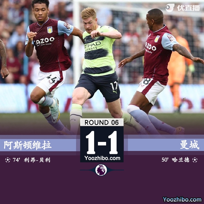 阿斯頓維拉vs曼城 