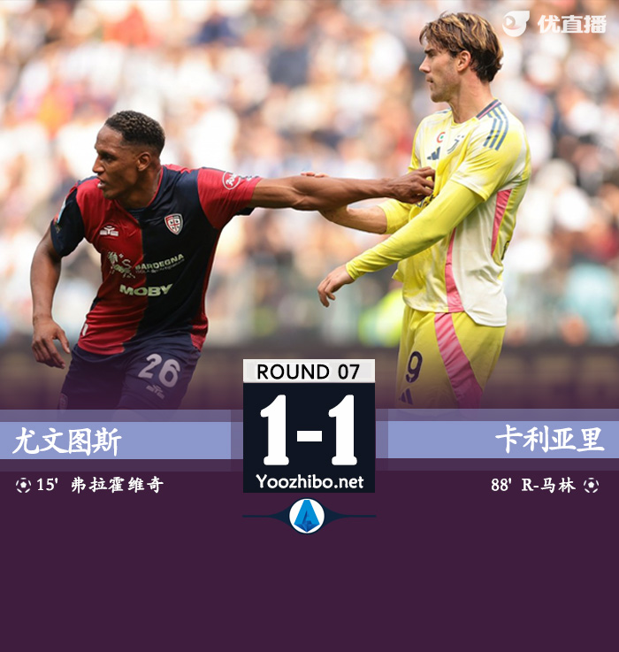 尤文圖斯vs卡利亞里