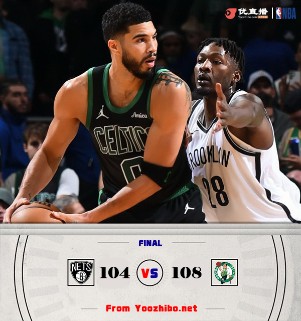 凱爾特人108-104勝籃網 塔圖姆33+9+6 托馬斯31分 施羅德20分4斷