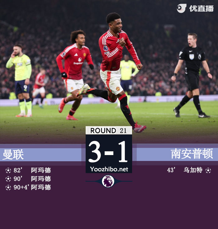 曼聯vs南安普頓