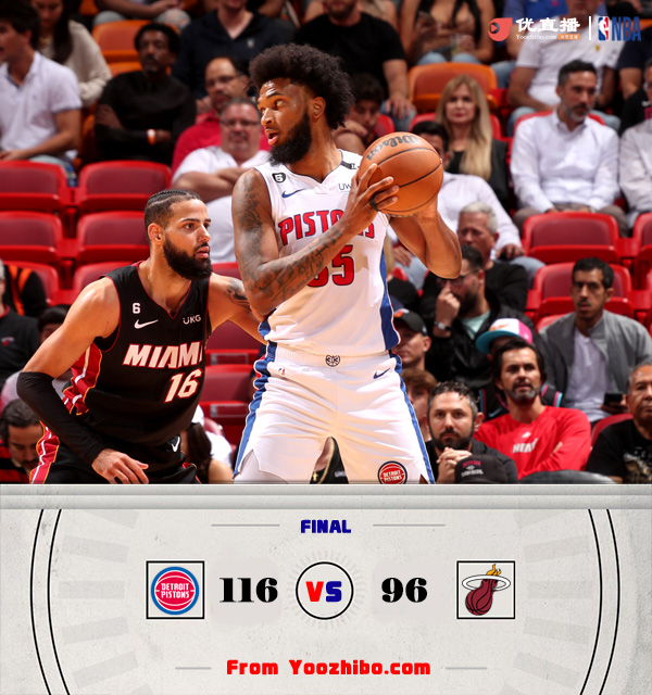 活塞116-96戰勝熱火