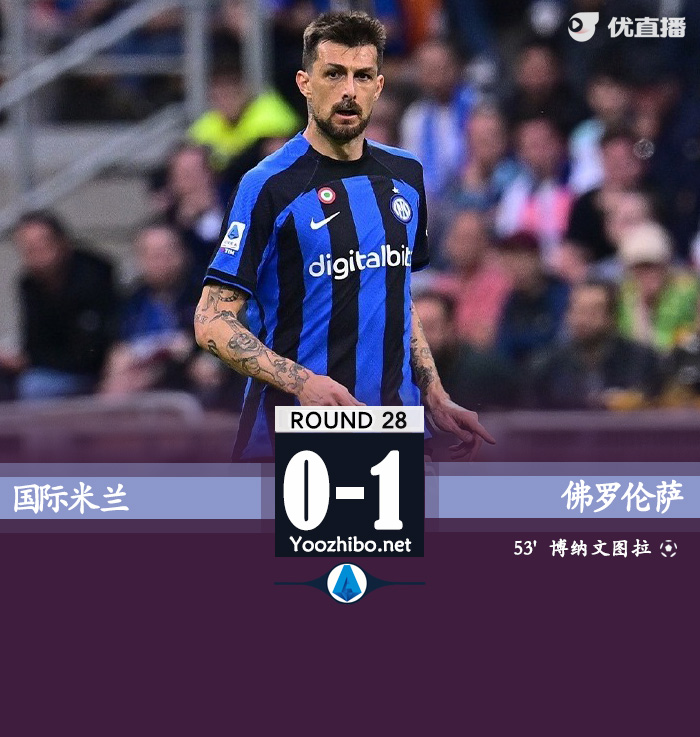 國米主場0-1不敵佛羅倫薩