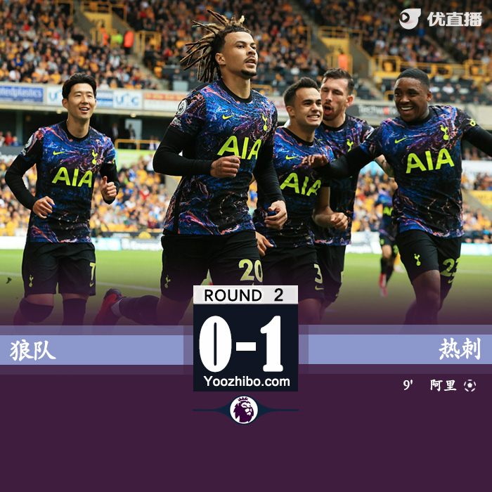 08月22日 英超第2輪 狼隊vs熱刺 全場錄像及集錦