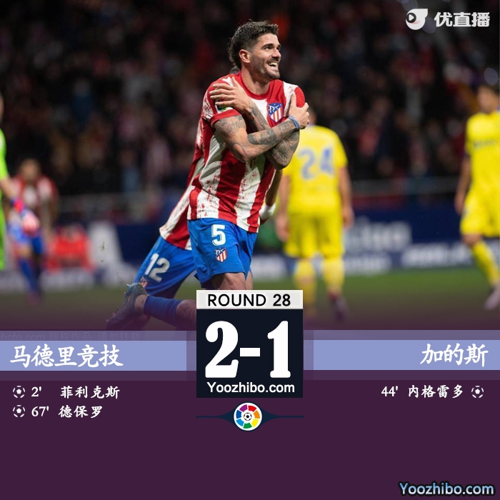 馬競2-1戰勝加的斯