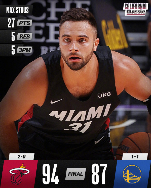 08月05日 NBA夏季聯賽 熱火vs勇士 全場錄像及集錦