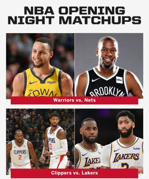 2020-21賽季NBA揭幕戰賽程