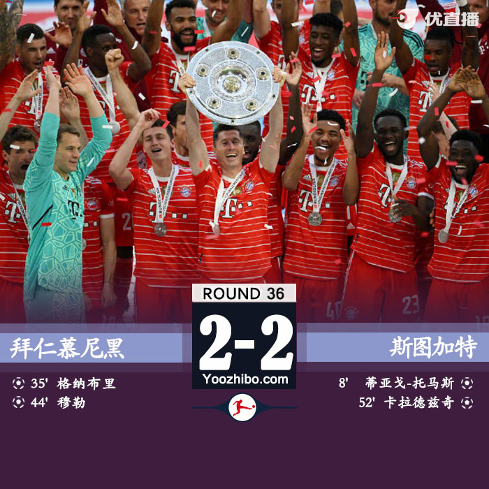 拜仁慕尼黑2-2斯圖加特