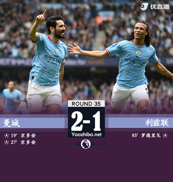 曼城2-1利茲聯