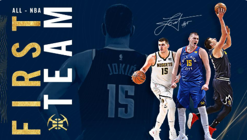 約基奇入選2018-19賽季NBA最佳陣容一陣