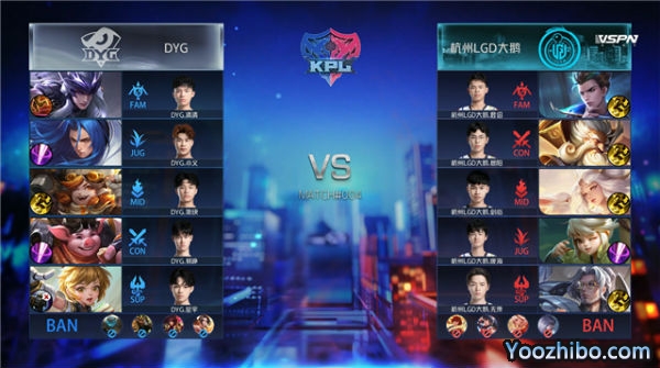 2020年KPL秋季賽常規賽 杭州LGD大鵝 vs DYG全場錄像