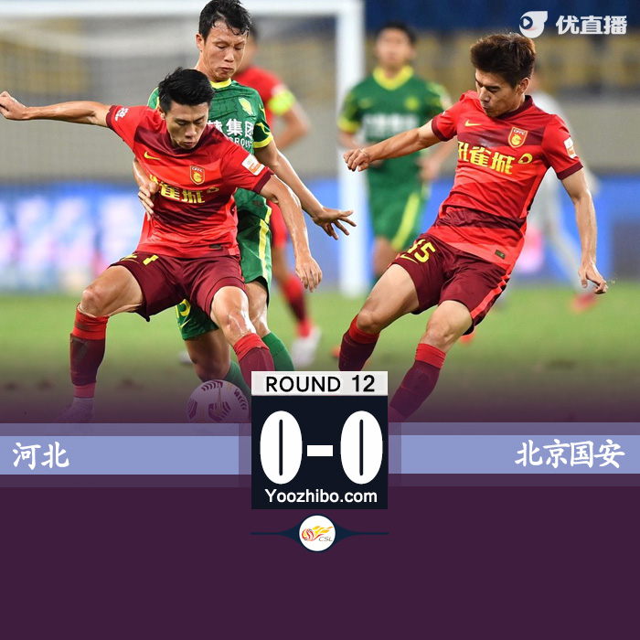 北京國安0-0戰平河北  巴坎布失單刀梅米舍維奇中柱