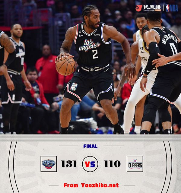 鵜鶘131-110大勝快船