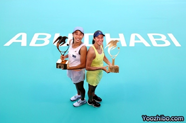 張帥組合在WTA500阿布扎比站女雙決賽中逆轉捧杯