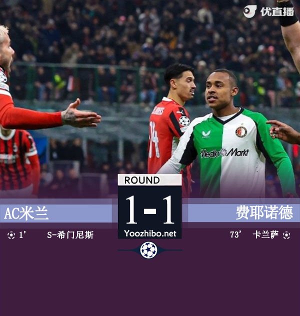 AC米蘭vs費耶諾德