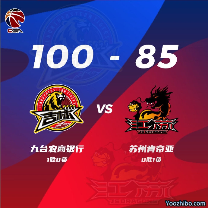吉林100-85擊敗江蘇