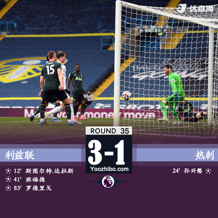 05月08日 英超第35輪 利茲聯vs熱刺 全場錄像及集錦