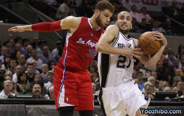 NBA西部半決賽快船vs馬刺全場錄像