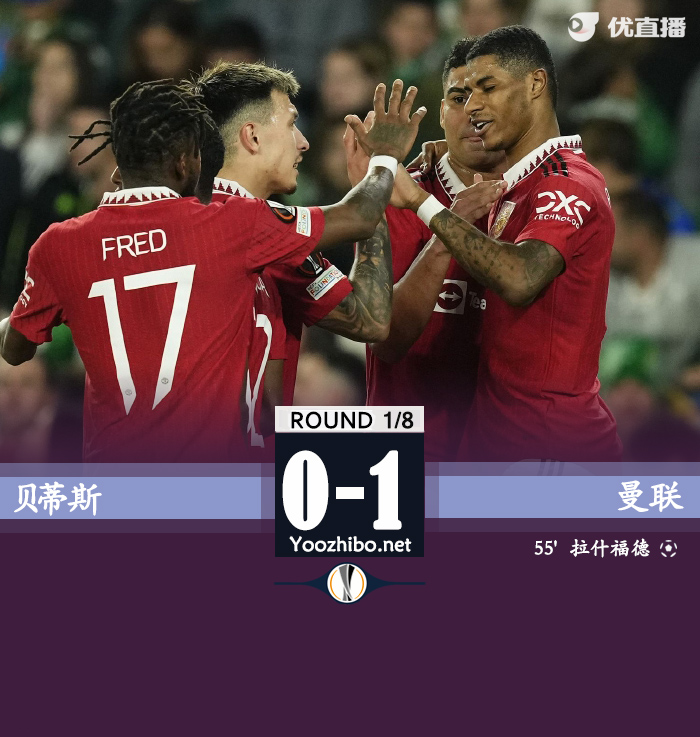 曼聯1-0戰勝貝蒂斯