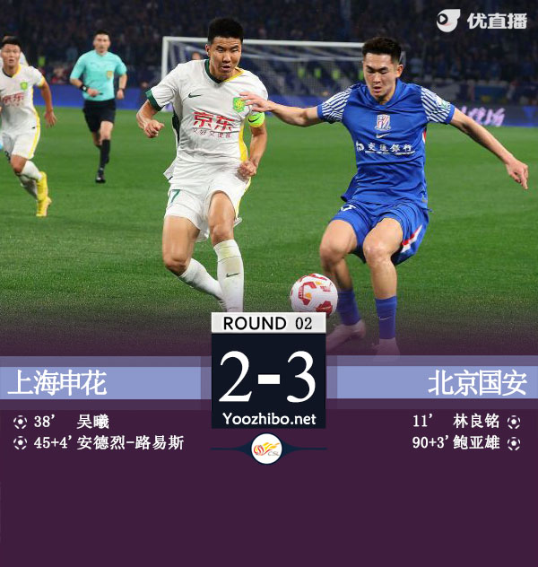 上海申花隊vs北京國安隊