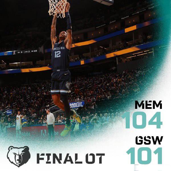10月29日 NBA常規賽 灰熊vs勇士 全場錄像及集錦