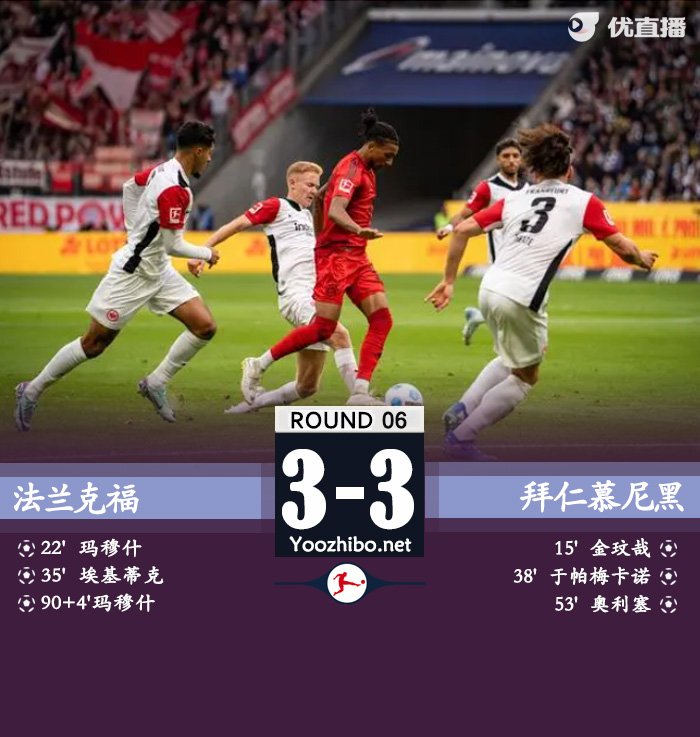 法蘭克福vs拜仁慕尼黑