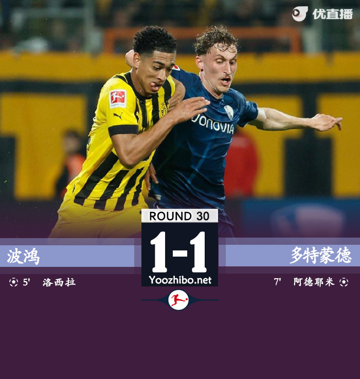 多特蒙德1-1波鴻
