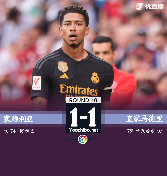 皇馬1-1塞維利亞