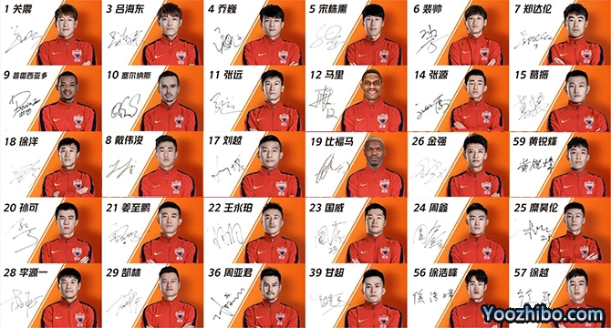 2020賽季深圳佳兆業隊報名名單