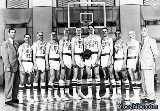 1952-53賽季NBA總冠軍湖人隊陣容及球員數據