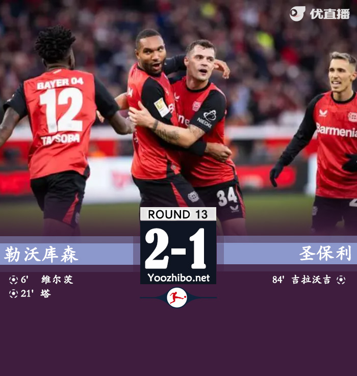 勒沃庫森vs圣保利