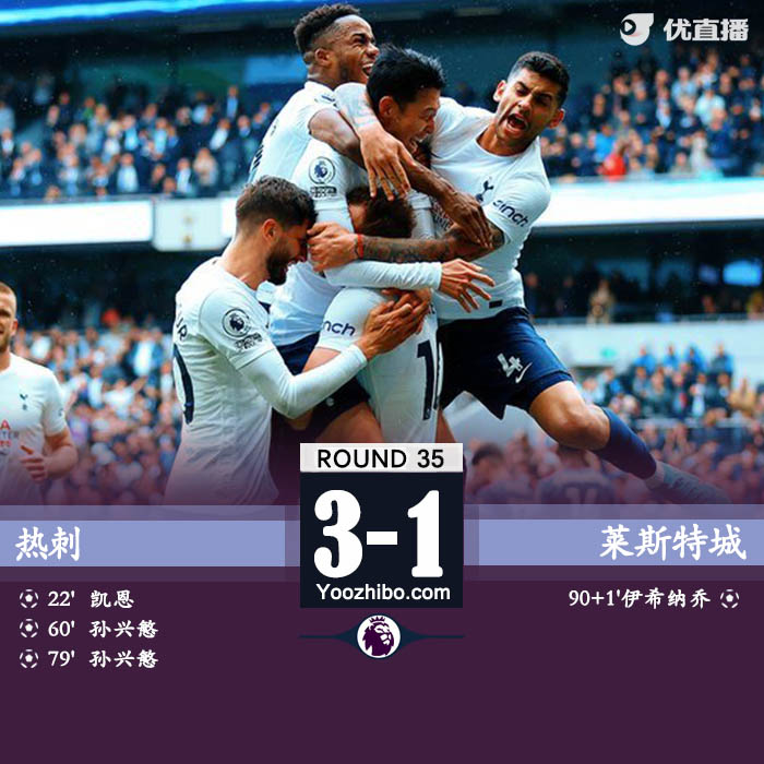 熱刺3-1萊斯特城