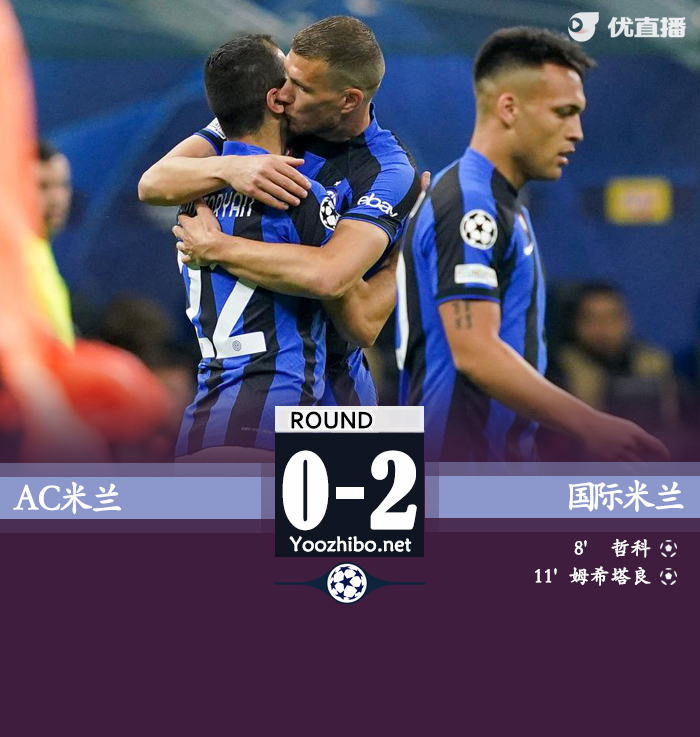 國米2-0米蘭 哲科姆希塔良破門勞塔羅造點取消引爭議