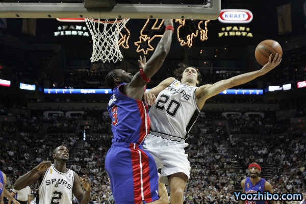 2005年NBA總決賽第一場 馬刺vs活塞 全場錄像及集錦
