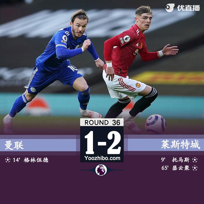 05月12日 英超第36輪 曼聯vs萊斯特城 全場錄像及集錦