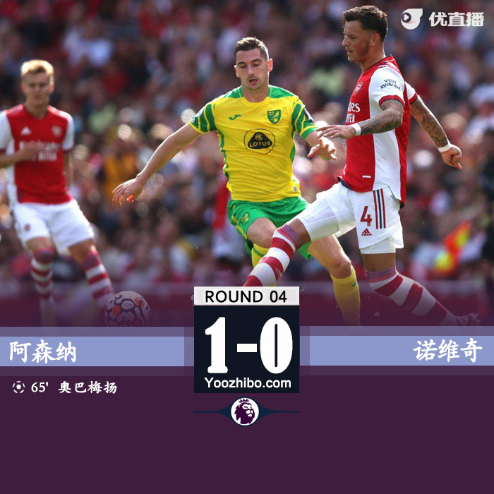 阿森納1-0諾維奇 奧巴梅揚建功佩佩中框