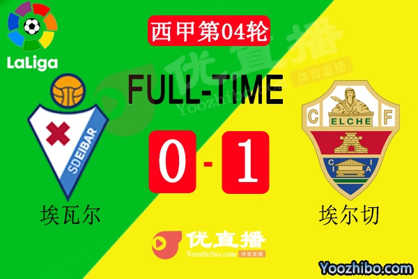 埃瓦爾0-1埃爾切 