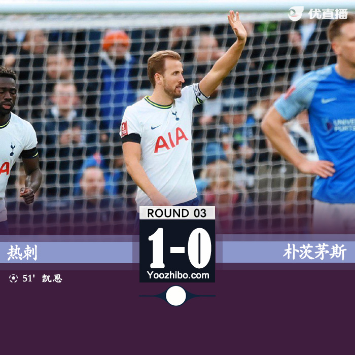 熱刺1-0擊敗樸茨茅斯