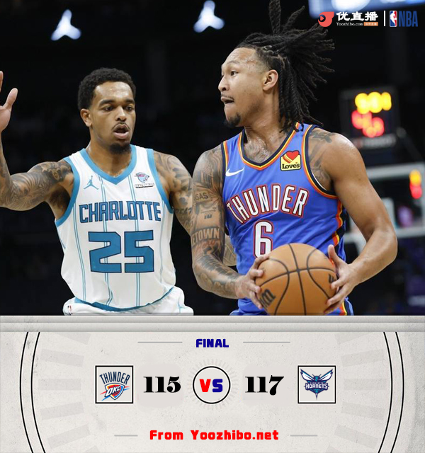 黃蜂117-115險勝雷霆