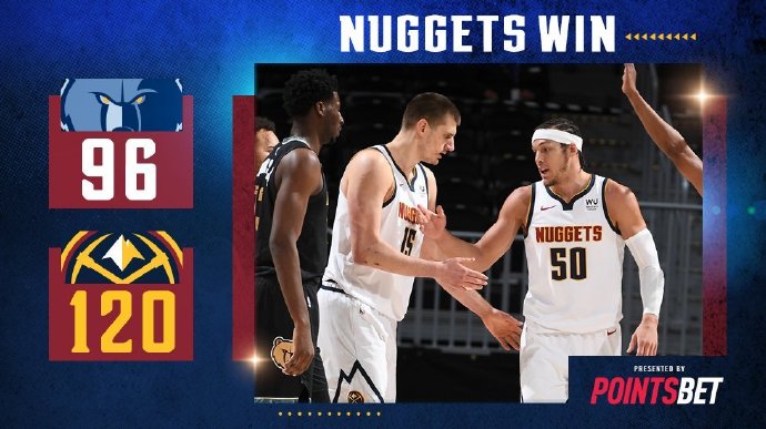 04月27日 NBA常規賽 灰熊vs掘金 全場錄像及集錦