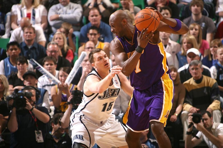 2009年NBA西部首輪G4湖人vs爵士全場錄像