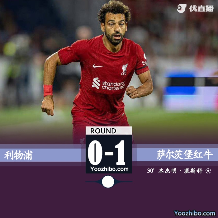 利物浦0-1薩爾茨堡紅牛