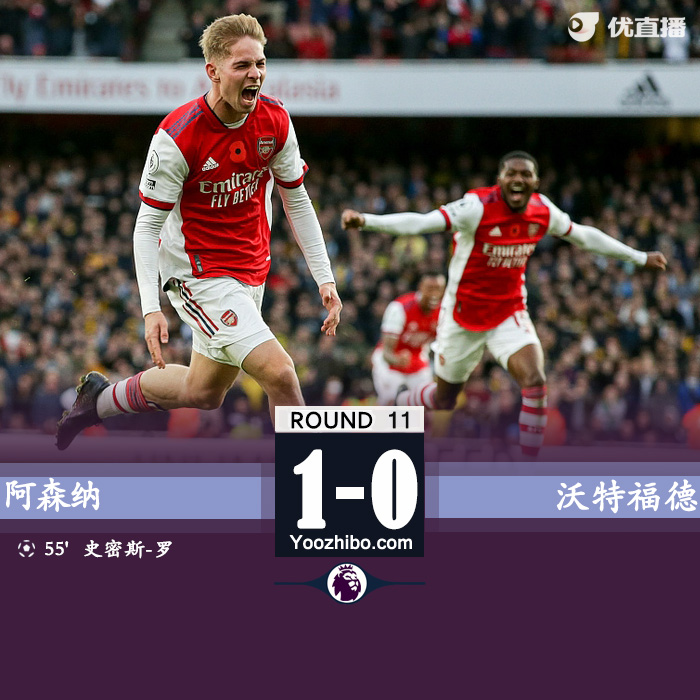11月07日 英超第11輪 阿森納vs沃特福德 全場錄像及集錦