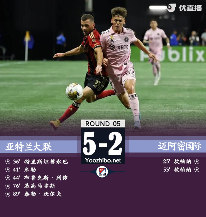 亞特蘭大聯vs邁阿密國際