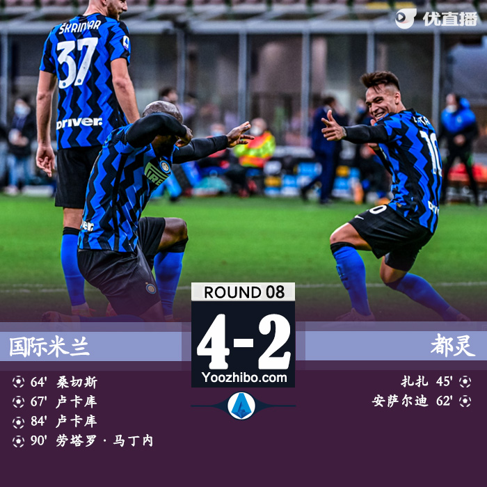 <a href=/zuqiubs/intermilan/ target=_blank class=infotextkey>國際米蘭</a>4-2都靈