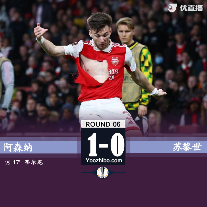 阿森納1-0擊敗蘇黎世