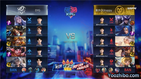 2020年KPL秋季賽常規賽 重慶QGhappy vs DYG全場錄像