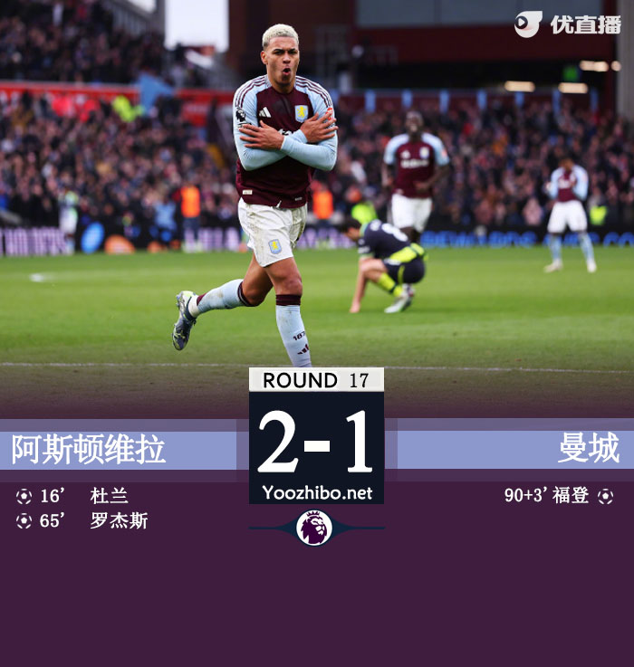阿斯頓維拉vs曼城