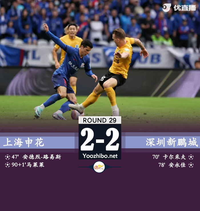 上海申花隊vs深圳新鵬城