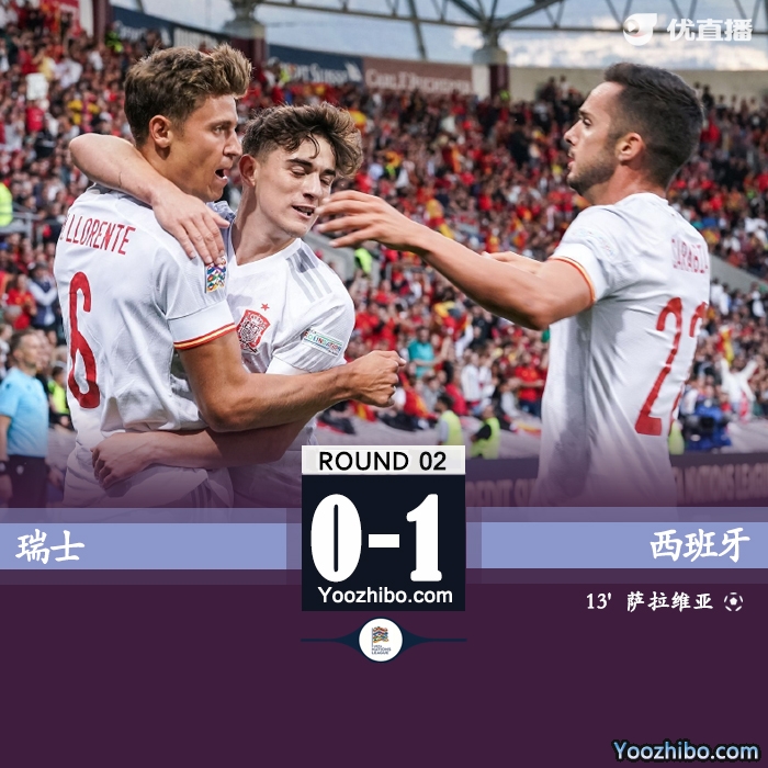 西班牙客場1-0小勝瑞士