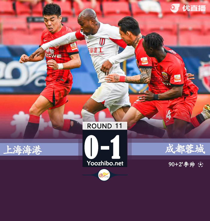 上海海港隊vs成都蓉城隊